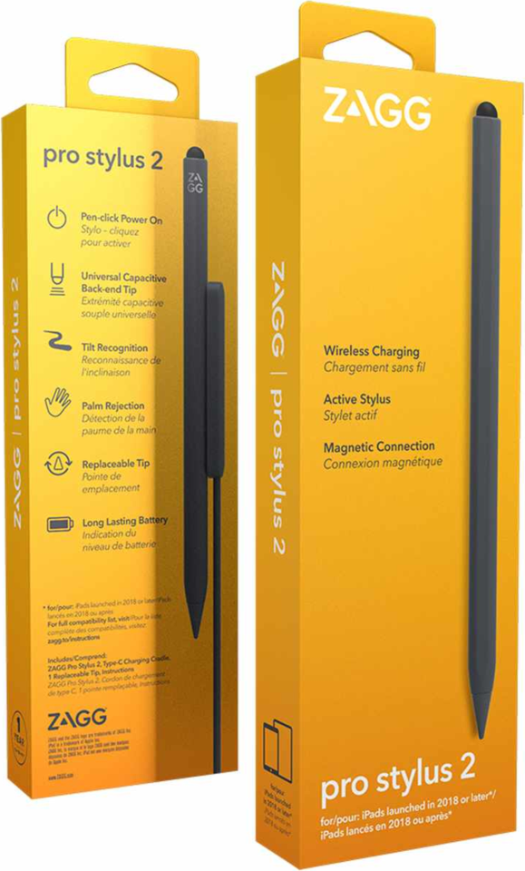 Zagg - Pro Stylus 2 Universal Stylus - Gray