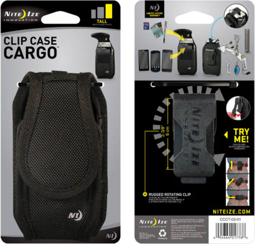 Nite Ize Clip Case Cargo Holster Extra Tall - Black