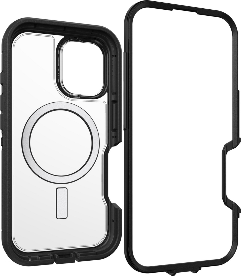 Get sleek, legendary phone protection with the OtterBox Defender Series Pro XT with MagSafe, a rugged dual-layer design that guards devices against drops, dirt, scrapes, and bumps.