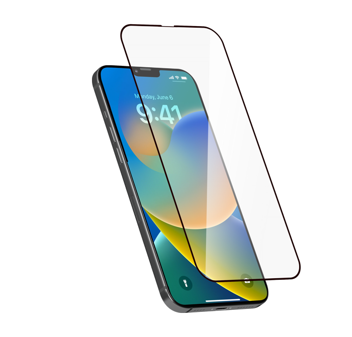 LOGiix - Phantom Glass Edge-to-Edge for iPhone 14 - Clear