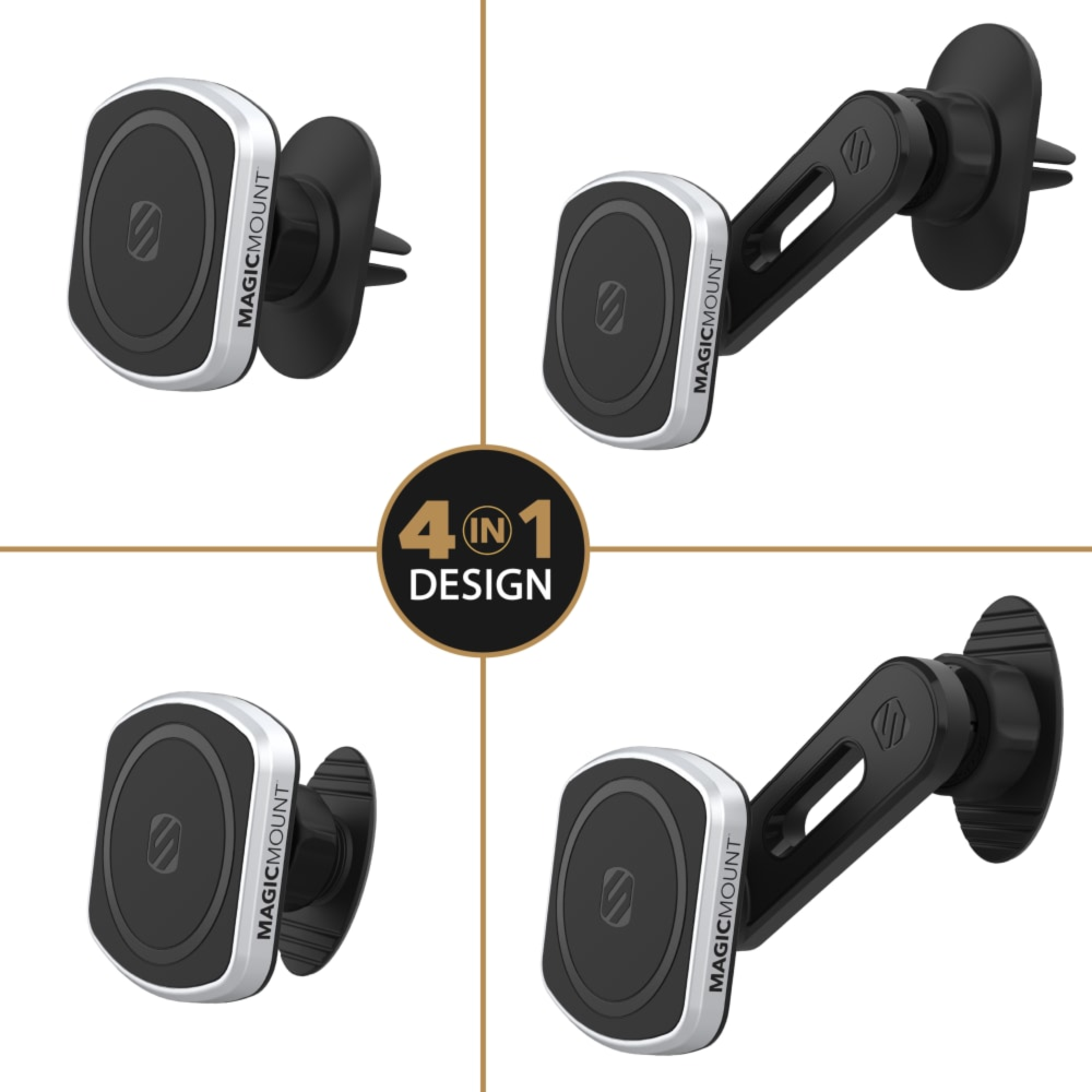 Scosche - Magicmount Pro 2 Vent  /  Dash Mount - Black And Silver