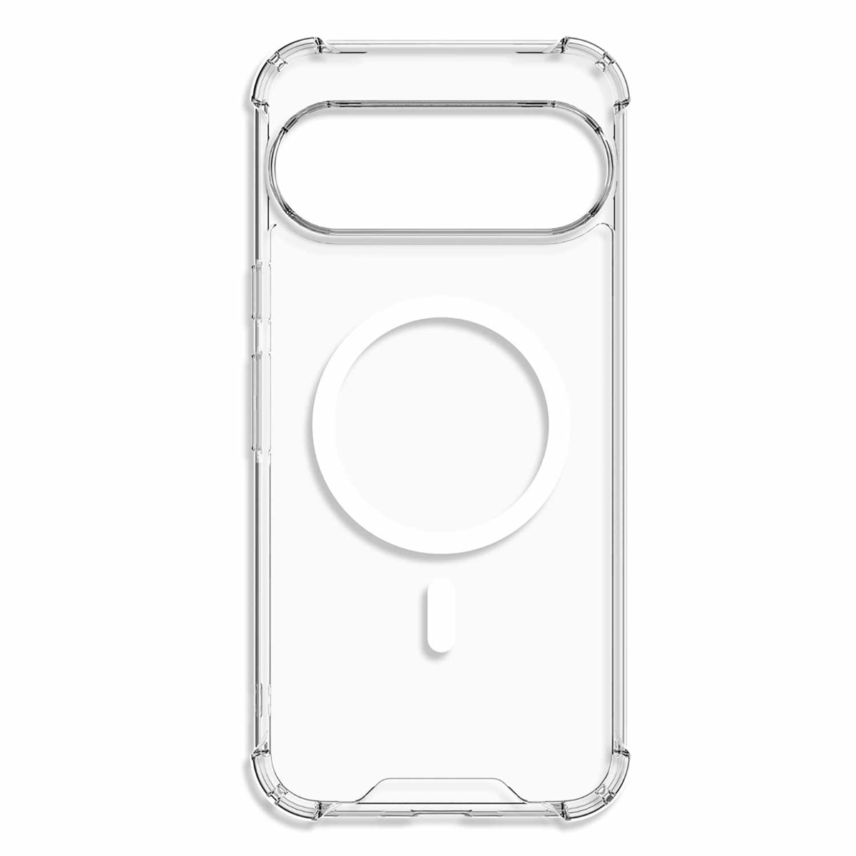 Blu Element - Dropzone Rugged Case w/Magnets Clear for Google Pixel 11 Pro XL