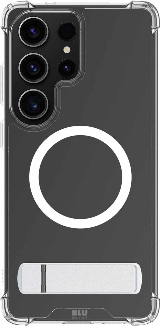 Blu Element BEDZKSS263 Étui DropZone Rugged Kickstand avec Magnets Clear pour Samsung Galaxy S26 Ultra
