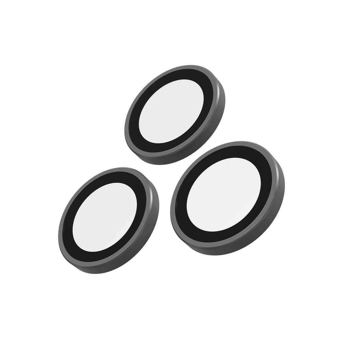 iPhone 18 Pro/Pro Max ZAGG InvisibleShield Glass Elite Camera Rings Lens Protector - Silver
