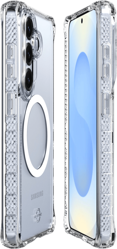 ITSKINS - Hybrid_R Clear MagSafe Case for Samsung Galaxy S26 Plus - Clear