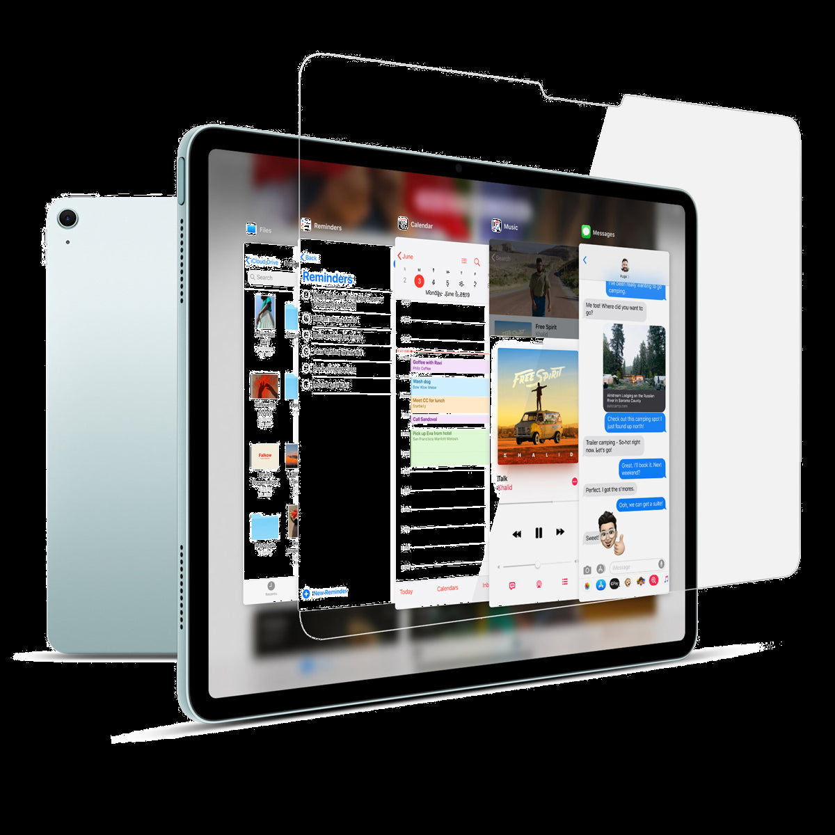 22 cases 22SPIPADPAIRPLS6TH Protecteur D'écran en Verre Trempé pour iPad Air 13 2024