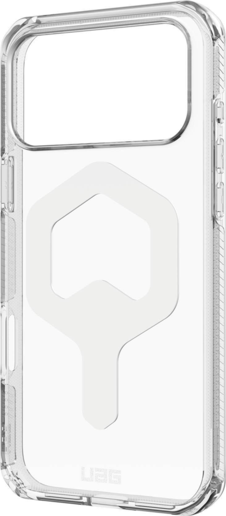 Coque Plyo MagSafe Urban Armor Gear (UAG) pour Apple iPhone 17 Pro Max – glace et blanc