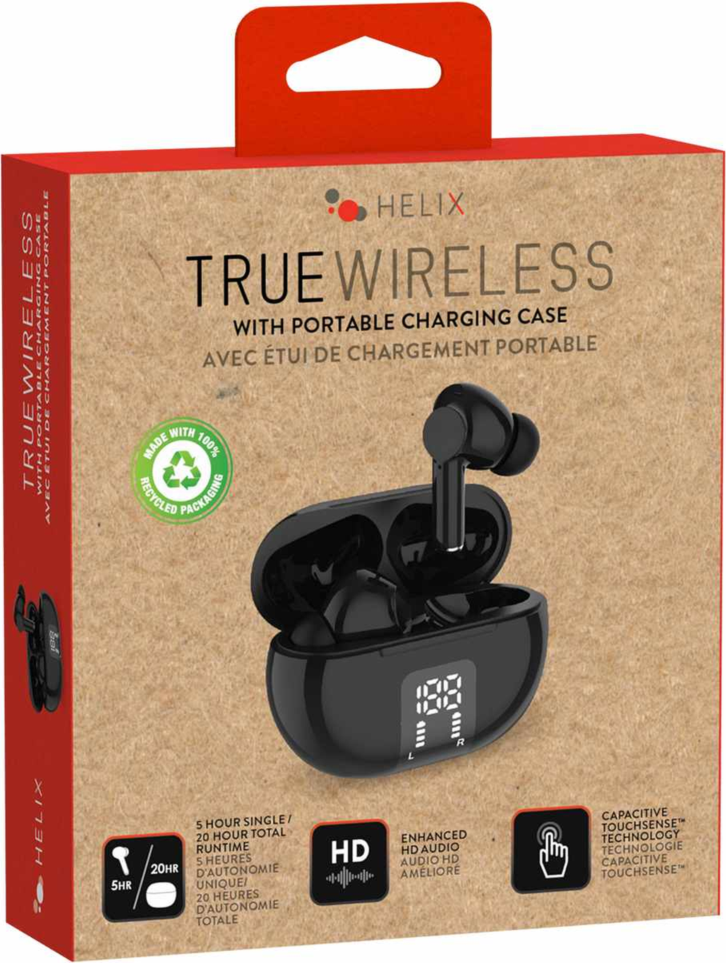 Helix/Retrak - True Wireless Earbuds Black