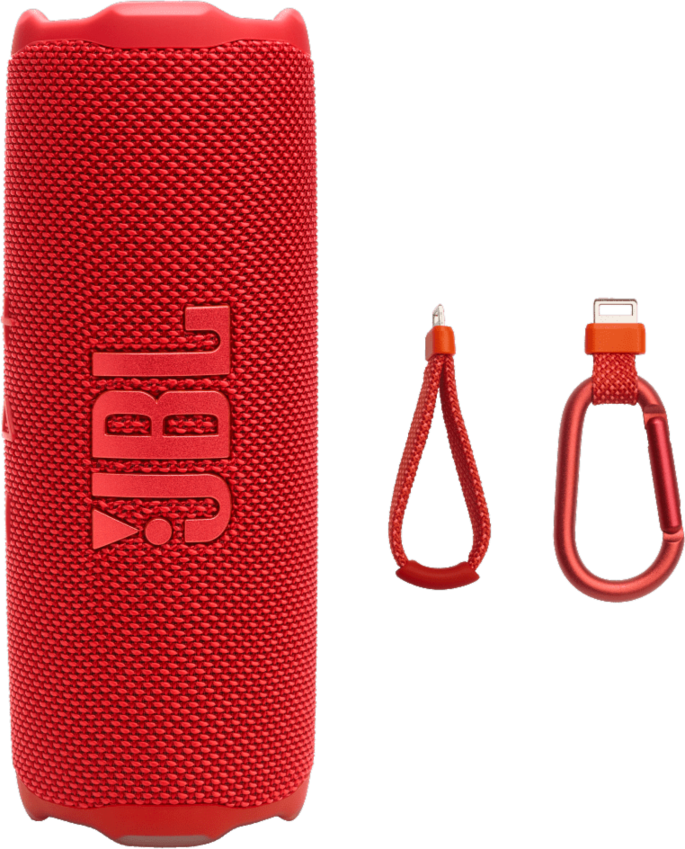 JBL - Flip 7 Waterproof Bluetooth Speaker - Red
