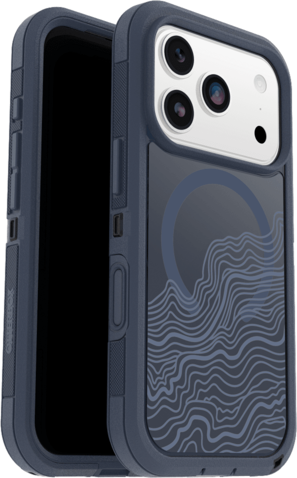 OtterBox - Defender XT Pro Clear MagSafe Case with Camera Control for Apple iPhone 17 Pro - Off Grid