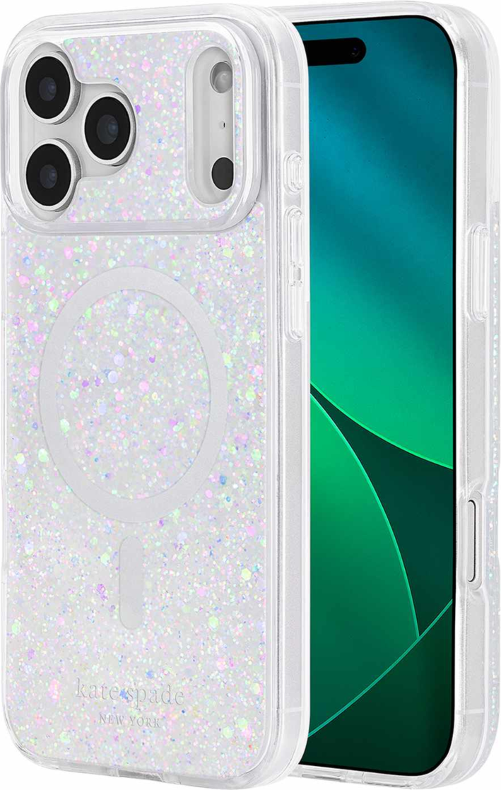Kate Spade - Protective MagSafe Case Chunky Glitter Iridescent for iPhone 18 Pro Max/17 Pro Max