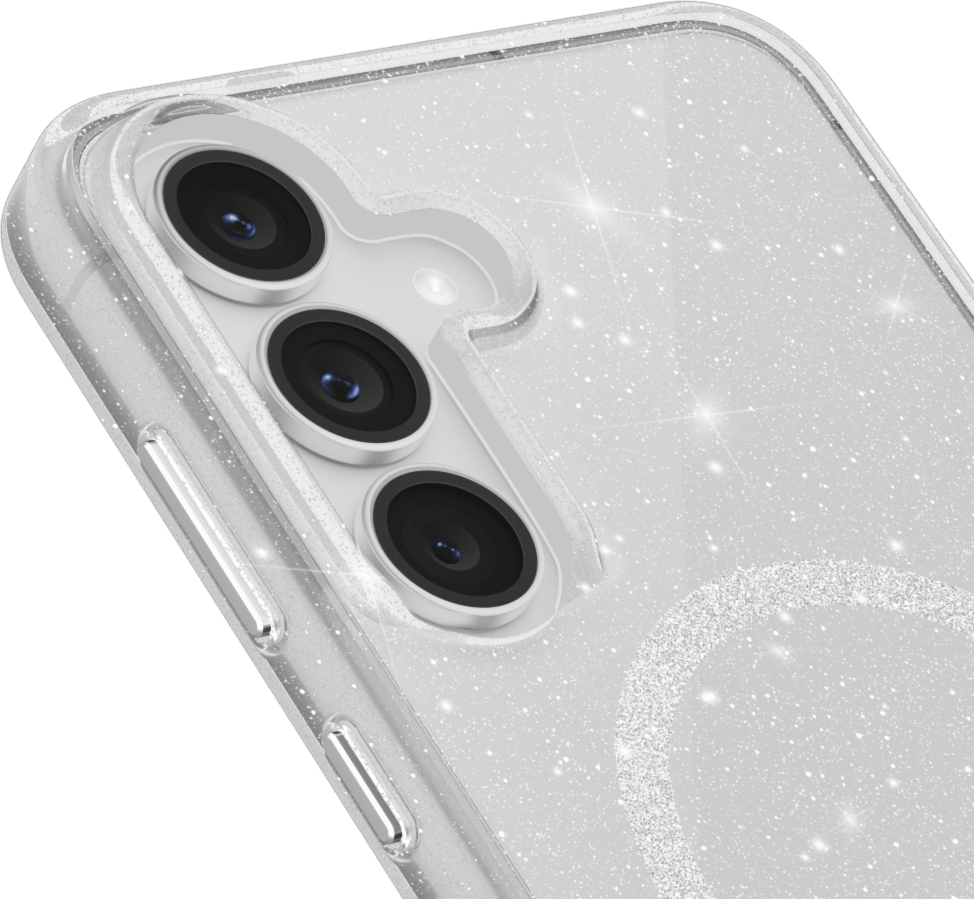 Add a little more glam with the Case-Mate Twinkle Silver MagSafe case, featuring shimmering silver sparkles, 12 foot drop protection, and MagSafe compatibility.