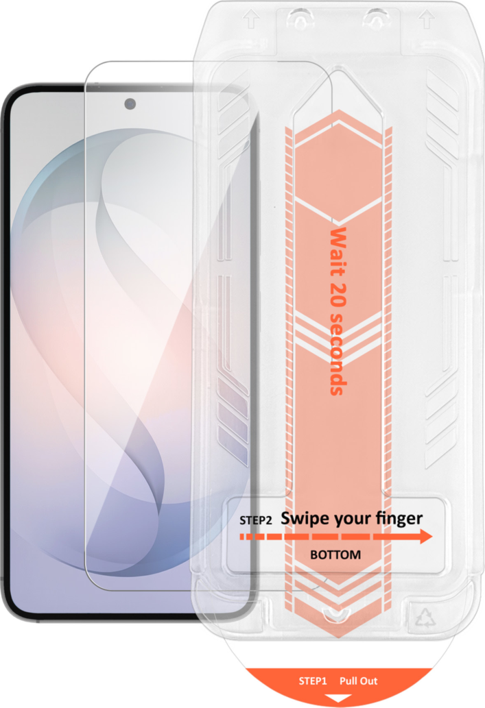 Samsung Galaxy S26 HyperGear Tempered Glass Screen Protector w/Dust-Free Install Tray clear