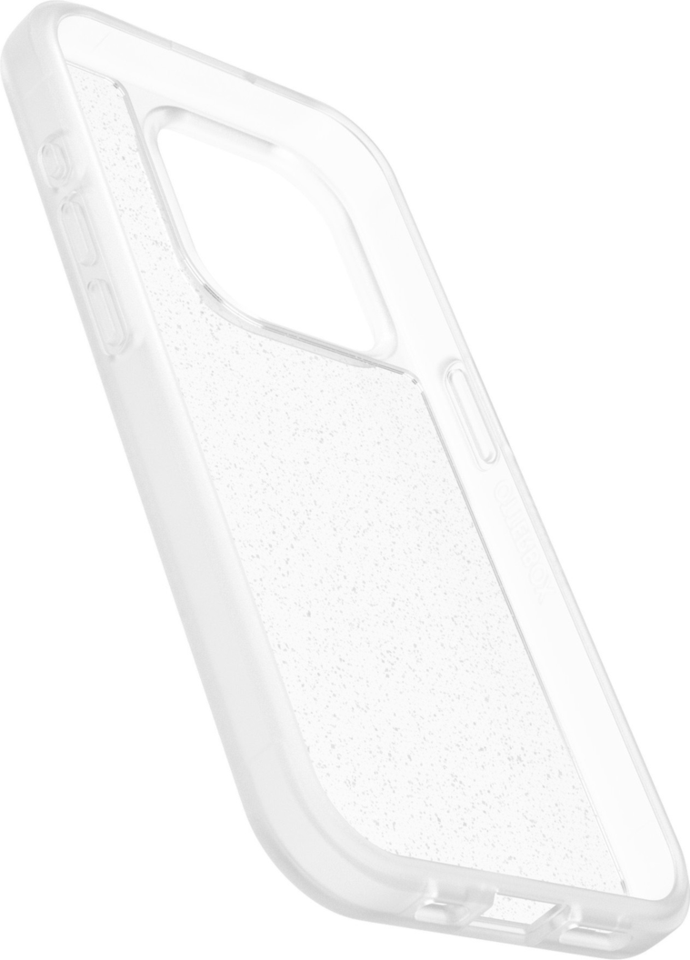 iPhone 15 Pro Otterbox React Series Case - Clear/Silver (Stardust)