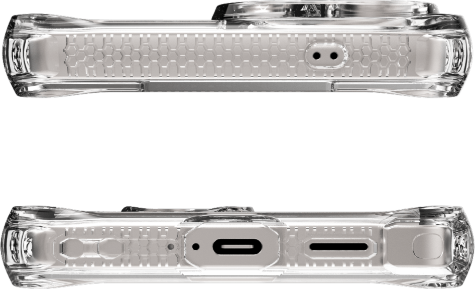 ITSKINS SGYUHMACRTRSP Étui Hybrid_R Clear avec Magnets pour Samsung Galaxy 6.9