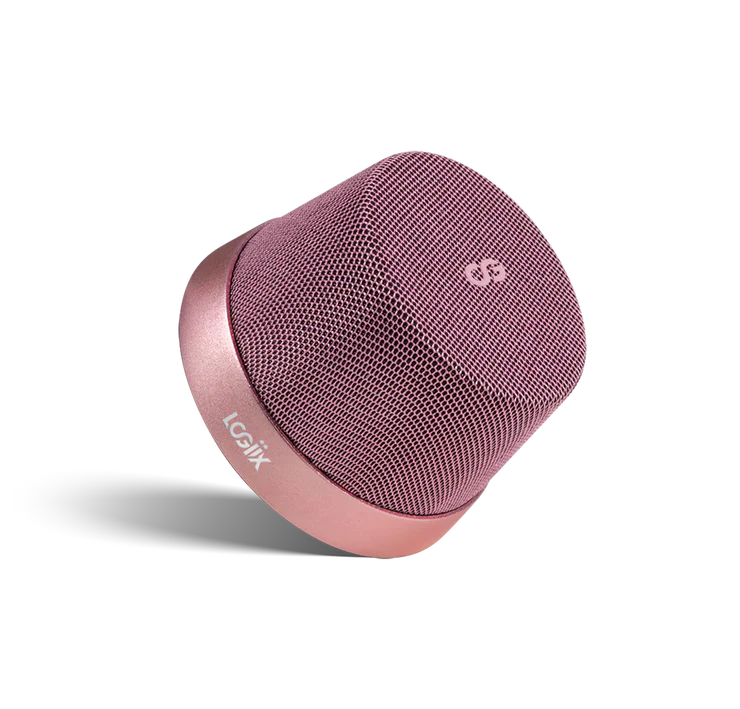 LOGiiX Blue Piston Mini Mag Haut-Parleur - Rose