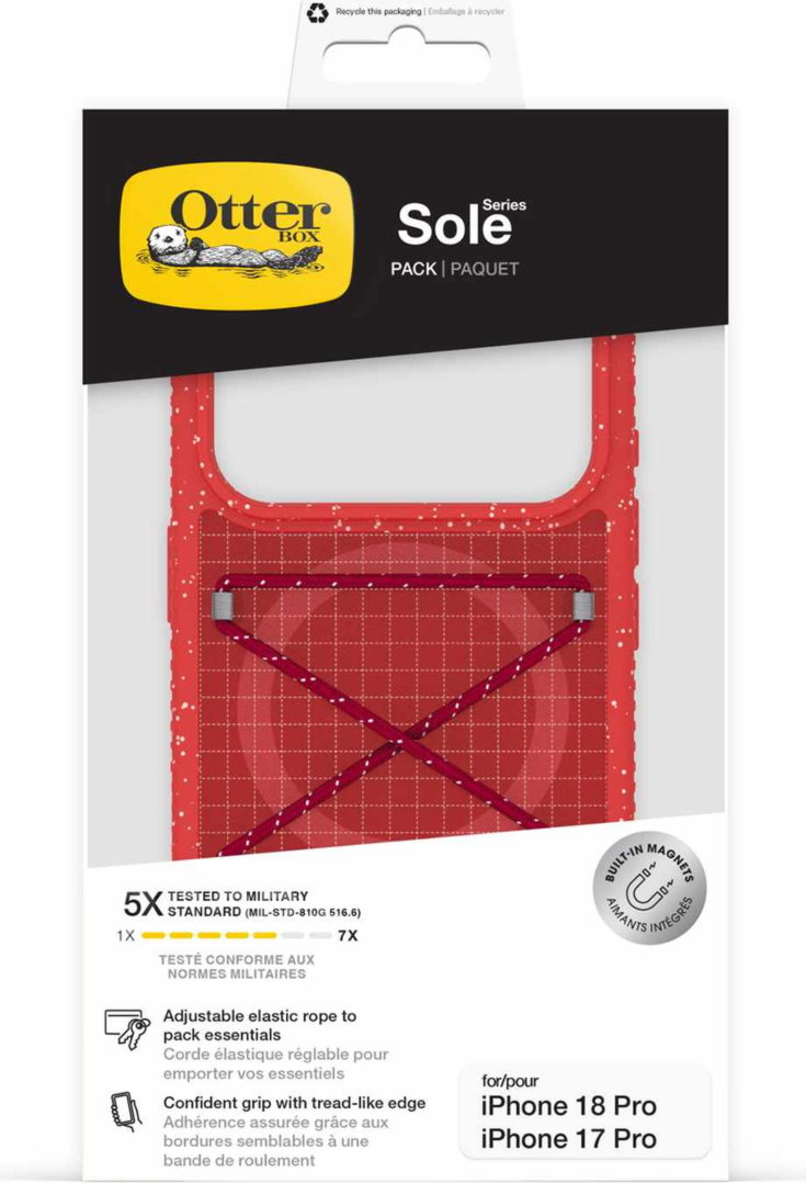 OtterBox - Sole Pack MagSafe Case Pulse Red for iPhone 18 Pro/17 Pro