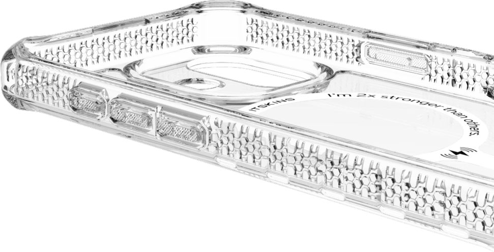 ITSKINS AP7NHMACRTRSP Étui Hybrid_R MagSafe Clear pour iPhone 17