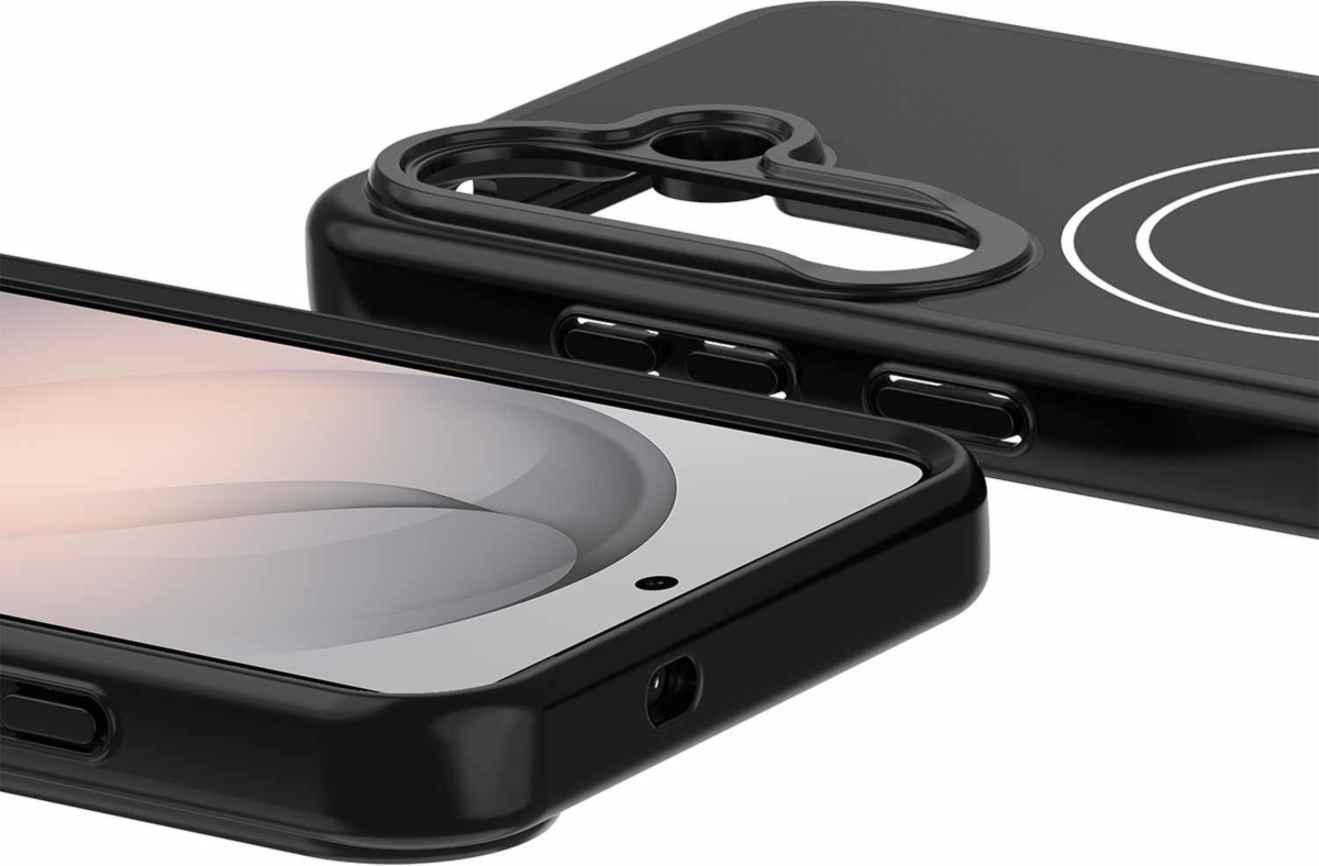 Avana - Coque Ice compatible MagSafe pour Samsung Galaxy S26 FE - Noir