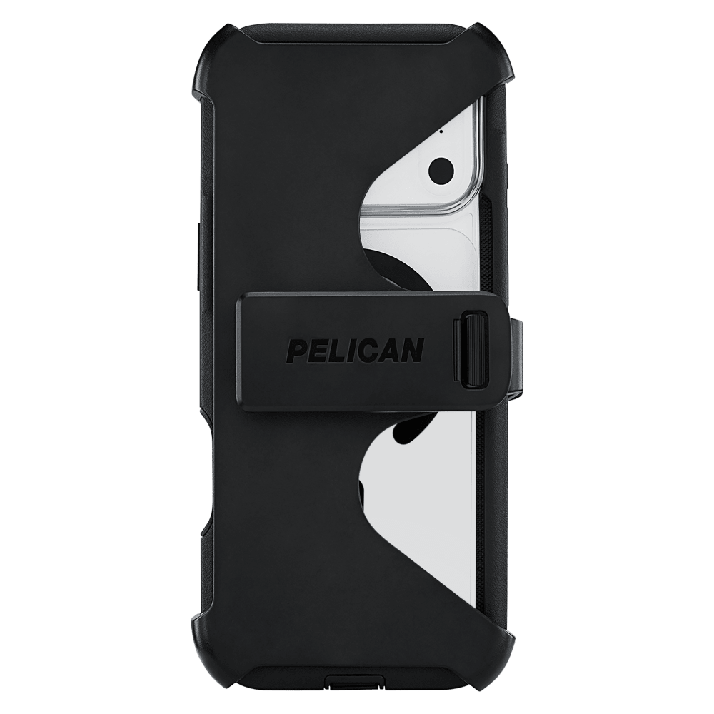 Pelican - Voyager MagSafe Case with Holster for Apple iPhone 18 Pro Max/17 Pro Max - Black and Clear