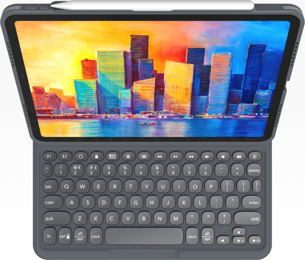 <p>Increase your productivity and work from anywhere with the ZAGG Pro Keys wireless keyboard and detachable case with laptop-style keys.</p>