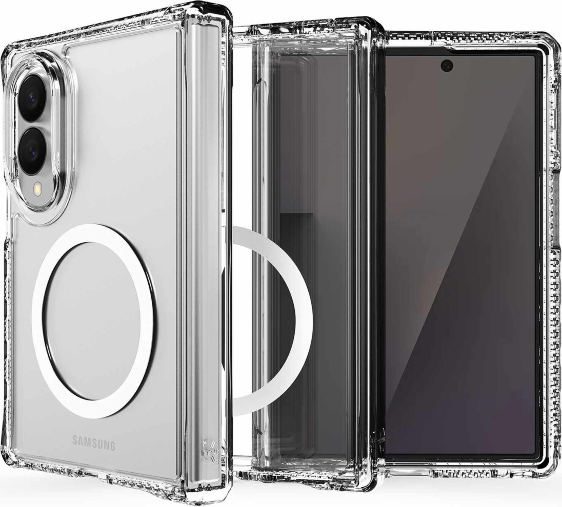 ITSKINS - Hybrid Clear Hinge MagSafe Case for Samsung Galaxy Z Fold8 - Transparent