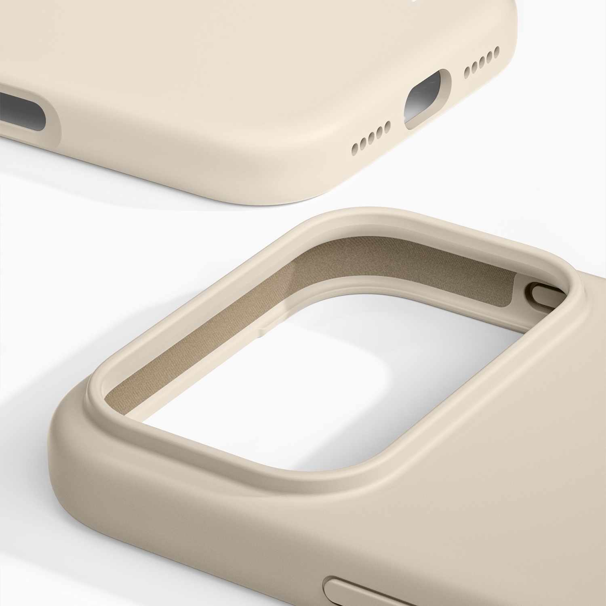 Ideal of Sweden - Coque en silicone MagSafe Cloud Dancer pour iPhone 18 Pro Max/17 Pro Max