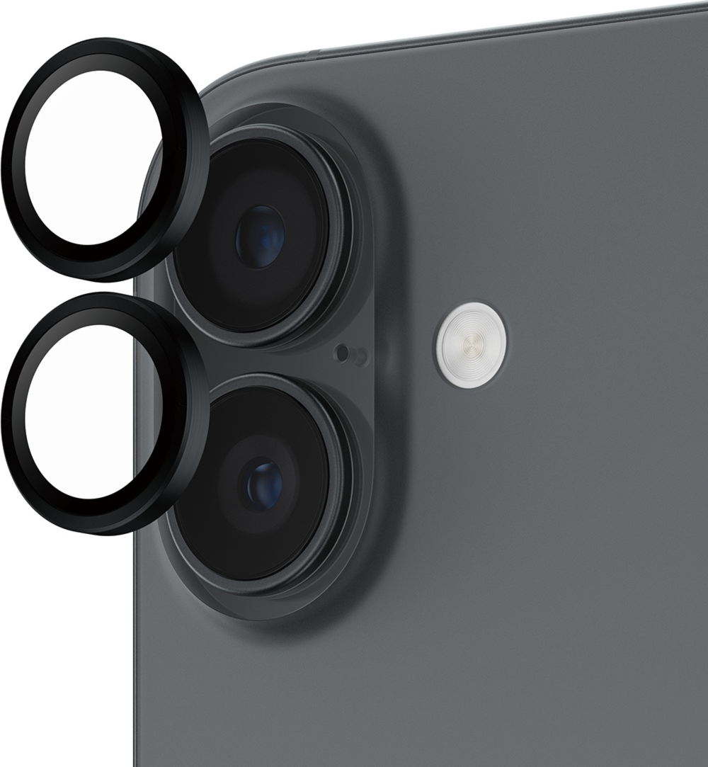 PanzerGlass Protecteur d'objectif d'appareil photo Hoops pour iPhone 17 - Noir