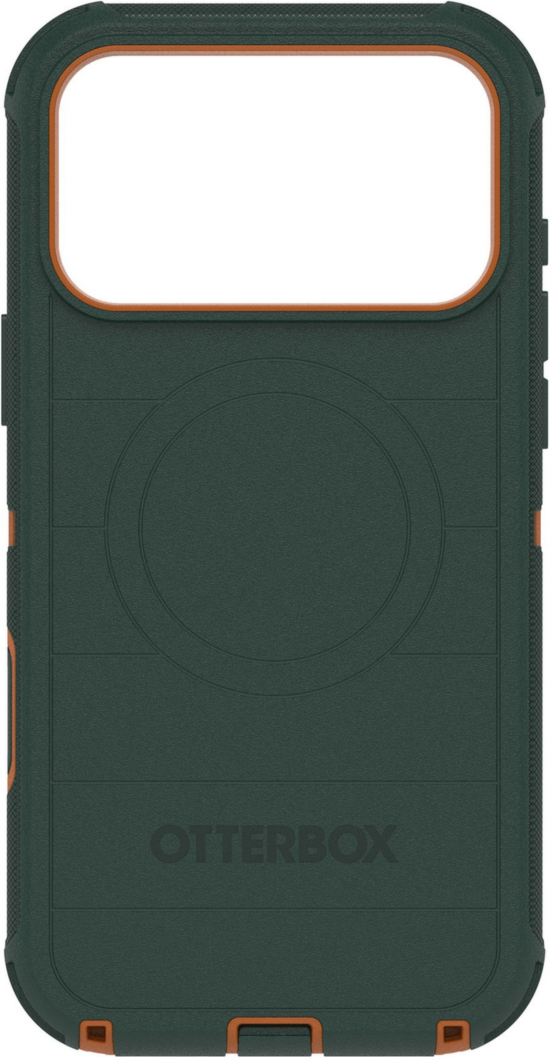OtterBox - Étui Defender Pro MagSafe avec commande de l’appareil photo Coopersmith (vert) pour iPhone 17 Pro Max