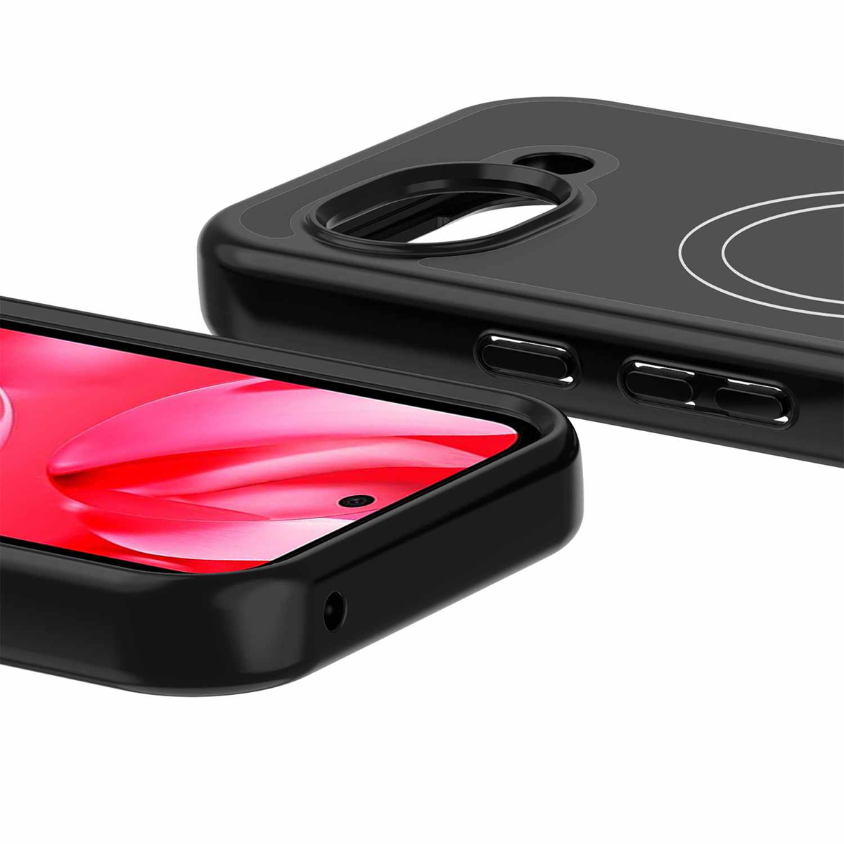 Avana GGXAAVMBKBLCK Étui Black Ice avec Magnets pour Google Pixel 10a